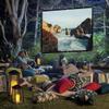 Acogedor Projection Screen, 16:9 Foldable Anticrease Projector Movies Screens Portable Video Projection Screen with Hooks for Home Theater Outdoor Indoor(120 inches) view 4