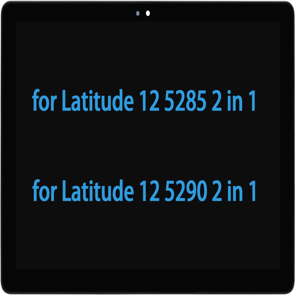 12.3" LCD Replacement for DELL Latitude 12 5285 5290 Tablet 2 in 1 Assembly with Bezel VKJCN 0VKJCN 19201080 LCD LED Touch Screen Digitizer Assembly