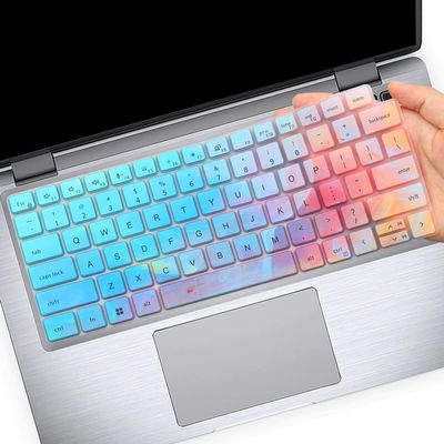 Keyboard Cover Skin for Dell Latitude 14" 7450 7440 7430 7420 7410, Dell Latitude 3450 3440 5450 5440 5431 5430 5420 9420 9430, Latitude 15.6" 16" 7520 9510 9520 7650 7640, US -Stylish Colorful