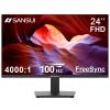 SANSUI Monitor 24 Inch 100Hz PC Monitor, HDMI VGA Ports VESA Mount, FHD Computer Monitor Ultra-Slim Ergonomic Tilt Eye Care for Home Office (ES-24F2, HDMI Cable Included) view 1
