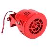 Red Air Siren Horn, 12V Electric Car Truck Motorcycle Driven Air Raid Siren Horn Alarm 50s Red view 3