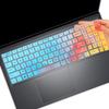Colorful Keyboard Cover for 2025 Dell 15 Laptop DC15250 DC15255 15.6, Dell Inspiron 15 3510 3511 3515 3525 3530 3535 5510 5515 5518 7510 15.6, Vostro 3510 3520 3530 5510 5515 15.6, Inspiron 7610 view 1