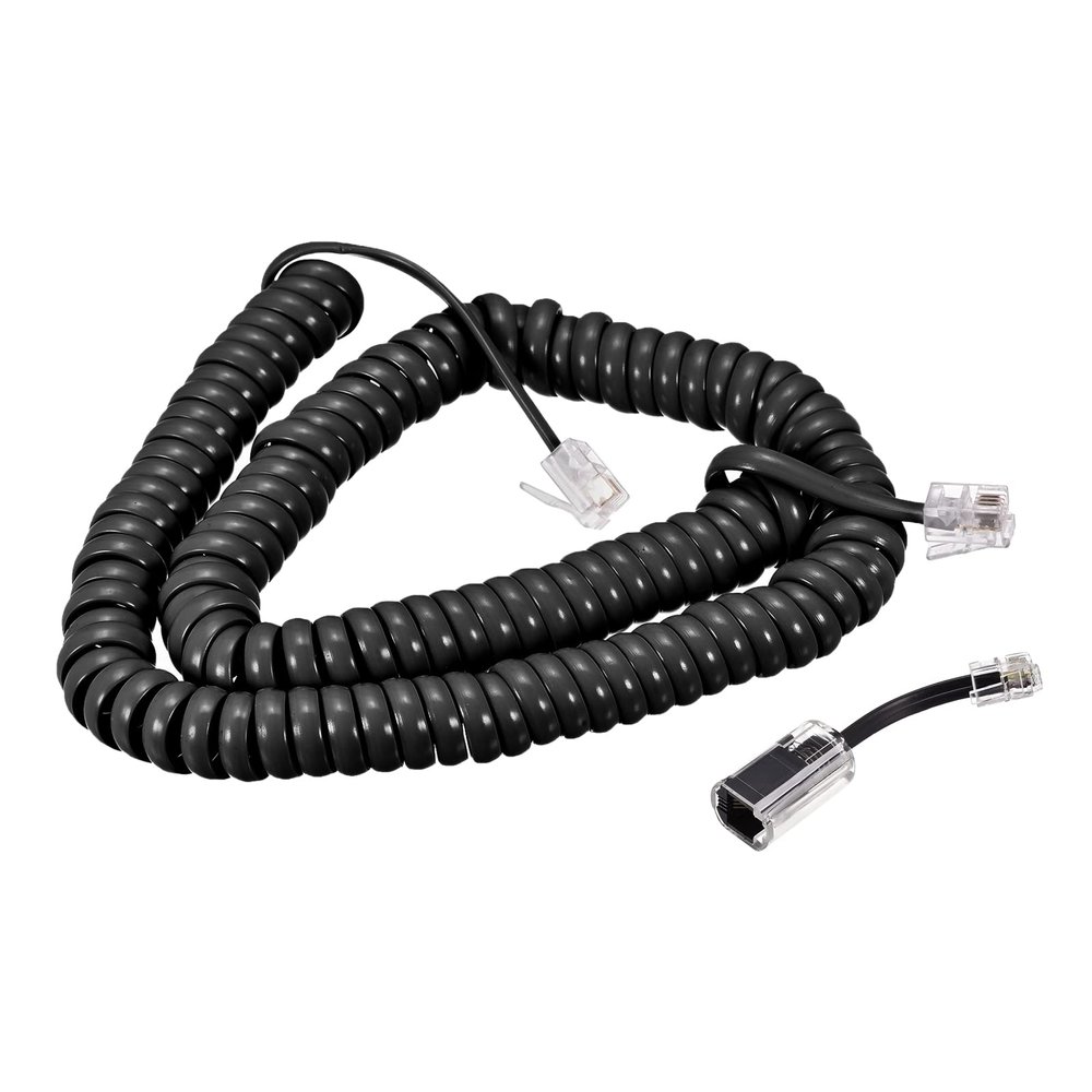 MECCANIXITY Telephone Cord Detangler 360 Degree Rotating Landline Cable with Telephone Handset Cord 6.56 Ft
