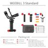 ZHIYUN Weebill 3 [Official] 3-Axis Camera Gimbal Stabilizer for DSLR and Mirrorless Camera, Nikon Sony Panasonic Canon Fujifilm BMPCC 6K, Fill Light & Mic Integration, PD Fast Charge view 2