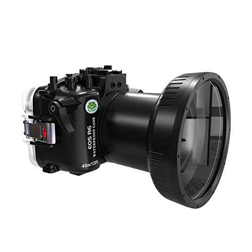Seafrog WPC-TG6 Waterproof housing case Underwater Diving 195FT/60M Works for Olympus TG-6 Cameras (EOS R6(RF 24-105))