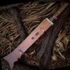 Custom Handmade D2 Steel 25 Inches Hunting Knife - Wood Handle with Sheath 6045 view 4