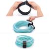 Trilancer Elastic Cinch Straps with Anti-Slip Strips, 2" x 18"(4 Pack) Hook and Loop Storage Straps with Buckle, Bundling Bands for Extension Cords, Cables, Ropes, Hoses, Bike, Boat, Pant Garters view 4