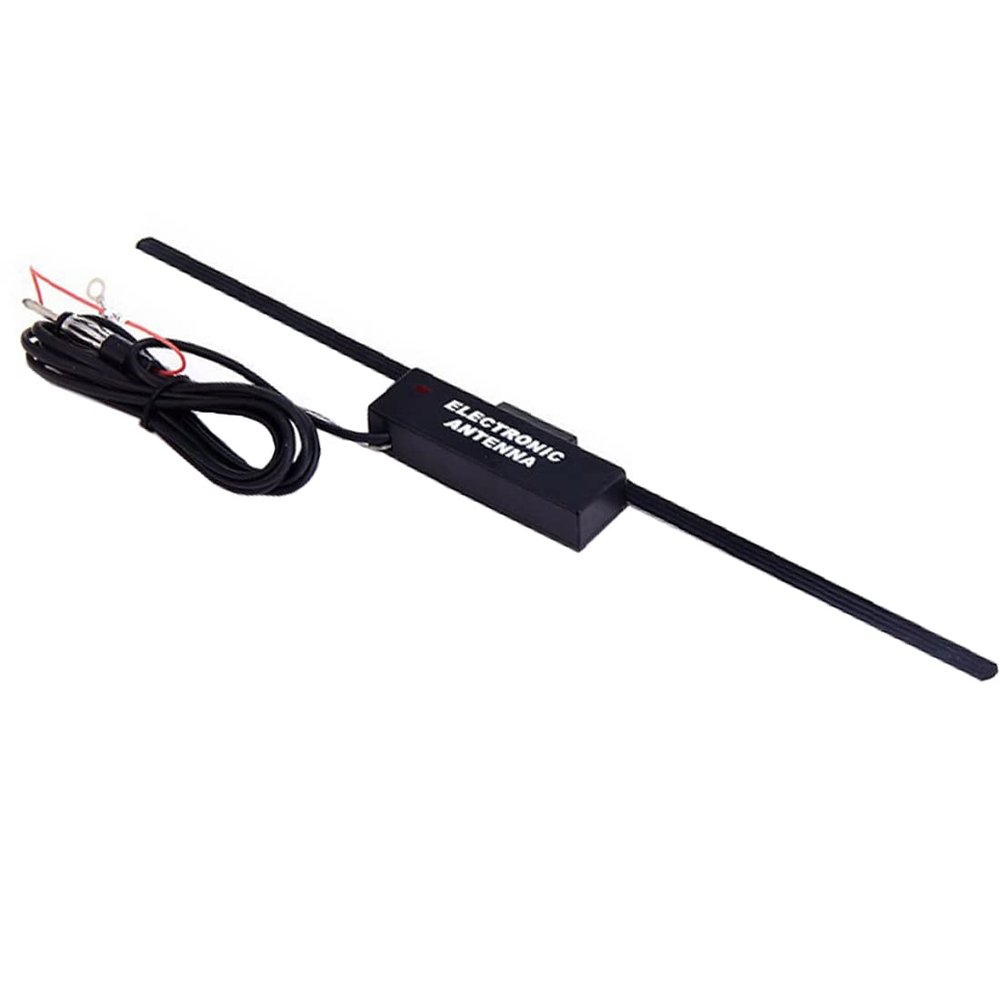 VIGORTHERIVE 12V Car Radio Antenna Amplifier Interior Installation Amplifier line Signal Electronic AUTO Windshield Aerials Antena amplificador