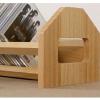 Solid Wood CD Storage Rack DVD Rack CD Record Storage Holder CD Collection Display Rack Compact Disc Organizer Stand for CD Jewel Cases view 4