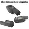CeFurisy Case Compatible with Garmin inReach Mini, Silicone Protective Cover Lightweight and Compact Handheld Satellite Communicator Accessories, Black view 4