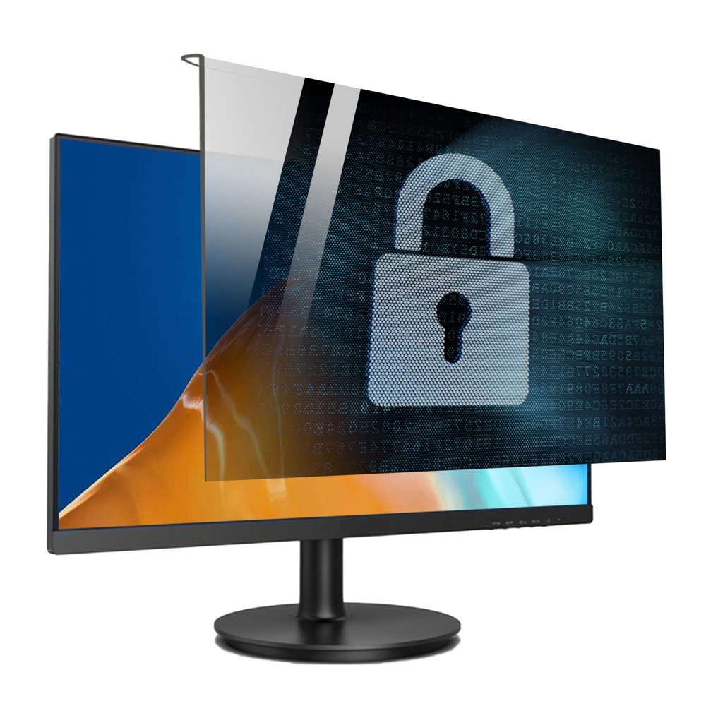 CUNIO Hanging Type Computer Privacy Film, Anti-Blue Light Scratch-Resistant Acrylic Privacy Screen Protector for Hp/Dell/Asus/Acer/Sony/Samsung/Lenovo / 27in 613x356mm