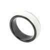 HECERE RFID White Ceramics Smart Finger rewrite Ring T5577 Chip 125KHZ Wear for Men or Women (White-Blank 19mm) view 2