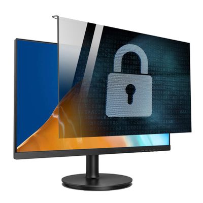CUNIO Hanging Type Computer Privacy Film, Anti-Blue Light Scratch-Resistant Acrylic Privacy Screen Protector for Hp/Dell/Asus/Acer/Sony/Samsung/Lenovo / 32in 730x440mm