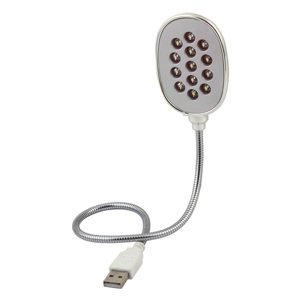 Ruilogod Notebook PC Gooseneck Touch Switch Reading Bright USB 13 LED Light Lamp Red(id:2b 30e 06 c19 5ee