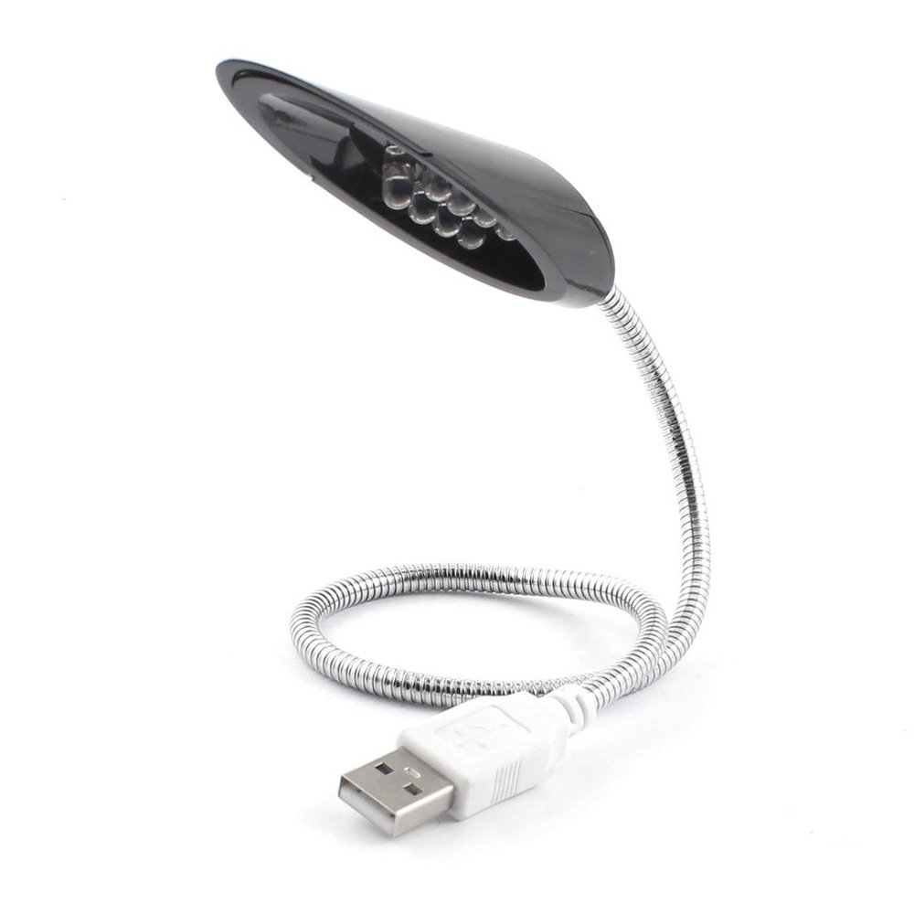 Ruilogod Notebook Laptop PC Flexible Hose USB 2.0 Cable White 8 LED Light 0.8W (id: f0e 078 a5e cfb 704
