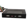 Ruilogod USB 2.0 Hub 3.5mm Mic Audio PC Floppy Drive Front Panel Board Adapter view 2