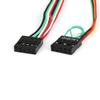Ruilogod USB 2.0 Hub 3.5mm Mic Audio PC Floppy Drive Front Panel Board Adapter view 3