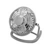 Ruilogod Round Mini USB Computer Cooling Fan Plastic Cooler Gray view 1