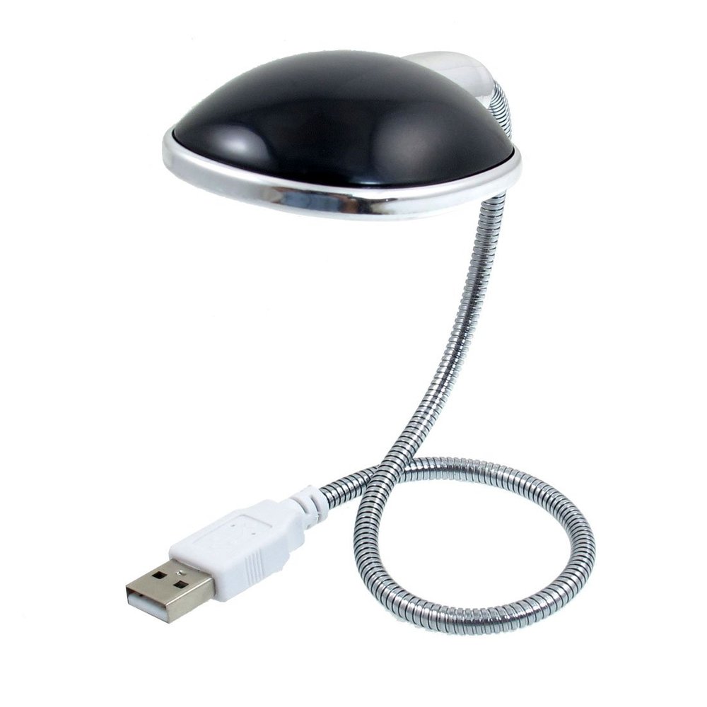 Ruilogod Laptop PC Flexible Gooseneck USB Port 13 LEDs Lamp Light Black 15.8"(id:cb ffa f0 427 7b1