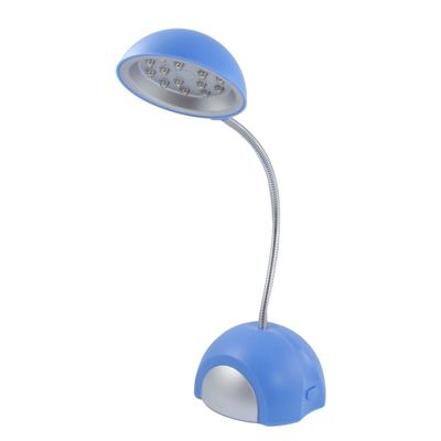 Ruilogod White 15-LED Blue Flexible Gooseneck USB Desk Lamp w Cable(id:01 d60 8a 40e 06d