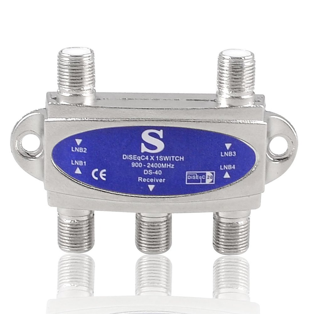 Ruilogod 900-2400MHz DiSEqC Switch FTA Satellite Receiver 4 in 1 Multi LNB (id: 7b8 4a6 8b0 836 6a2