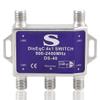 Ruilogod Switch 4X1 DiSEqC Satellite Dish FTA Receiver 4 in 1 500mA view 1