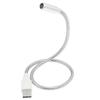Ruilogod Mini Flexible Gooseneck White Lamp USB PC Notebook Light Silver Tone(id:41 e8a 80 28c d42 view 1