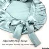 Atrube Adjustable Pure Satin Hair Bonnet Cap for Women| Protective Night Hairstyles Satin Cap for Curly Hair | Head Cover for Sleeping Multicolour, Multicolour view 3