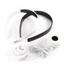 Ruilogod Desktop Black White Detachable Headband 3.5mm Stereo On Ear Headphone view 1
