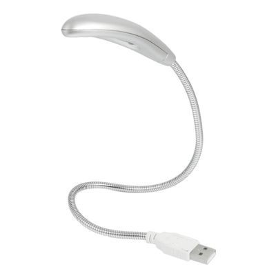 Ruilogod Silver Tone Flexible 3 LED USB Notebook Computer Laptop PC Reading Light(id:37 f77 68 325 b19