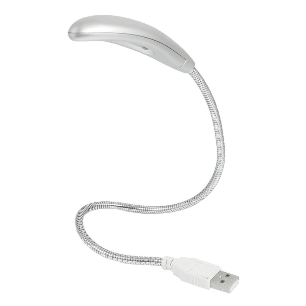 Ruilogod Silver Tone Flexible 3 LED USB Notebook Computer Laptop PC Reading Light(id:37 f77 68 325 b19