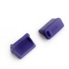 Ruilogod Phone PC Silicone Female USB Port Cover Cap Anti Protector Purple 20 PCS view 1