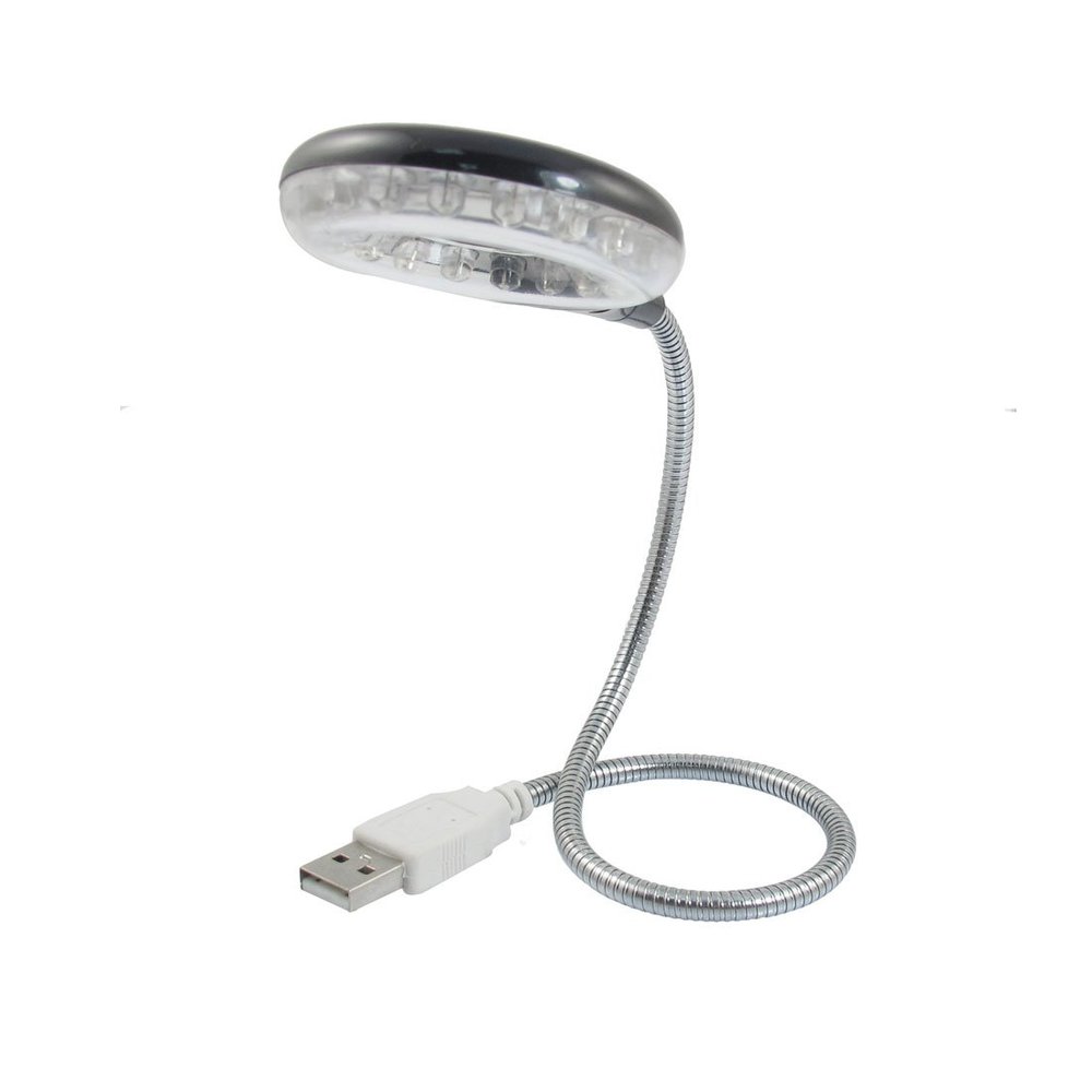 Ruilogod White Lamp 18 LED Flexible Gooseneck PC Laptop USB Light(id:85 908 2d 4b3 076