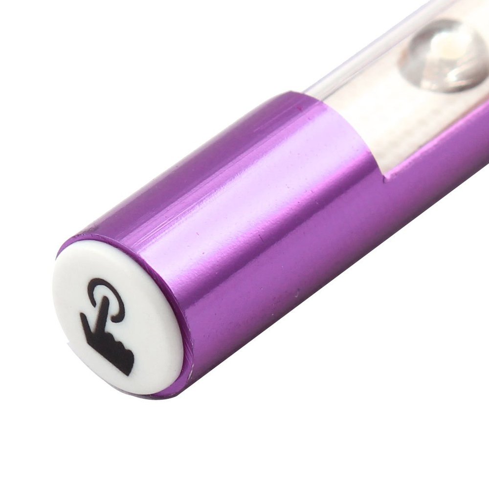 Ruilogod Notebook Laptop Flexible DC 5V 1W Touch Switch USB 10 LED Light Reading Lamp Purple(id:06 059 53 eea e37
