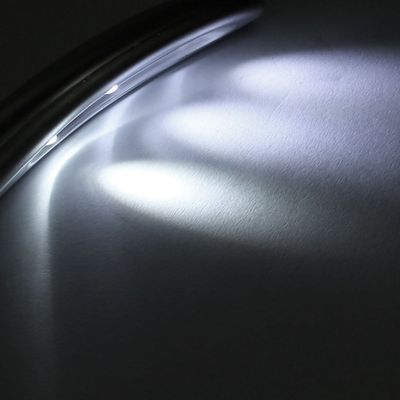 Ruilogod Metal Flexible Neck White 3 LEDs Light USB Lamp for PC Laptop(id:e4 0ef 47 690 7e1