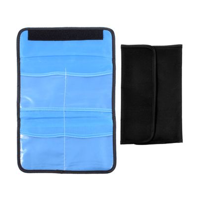 Ruilogod Camera Filter Lens 4 Pockets Carrying Bag Pouch Holder Blue Black