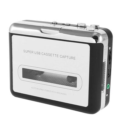 Ruilogod PC Portable USB Cassette Tape to MP3 Converter Capture Black Gray (id: e37 121 163 f67 d8c