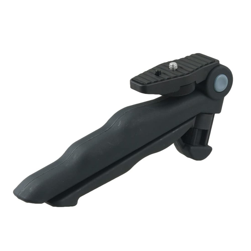 Ruilogod 6mm Thread Dia Folding Locked Photographic Camera Tripod Black