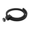 Ruilogod Camera Photograph Flexible DSLR Lens Follow Focus Gear Ring Belt Black view 1