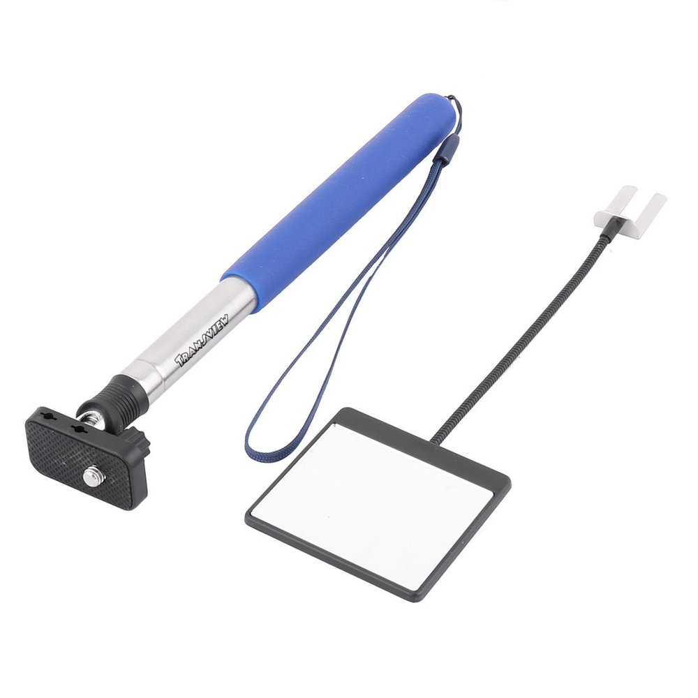 Ruilogod Wrist Strap Extendable Hand Held Monopod w Mirror for Digital Cameras