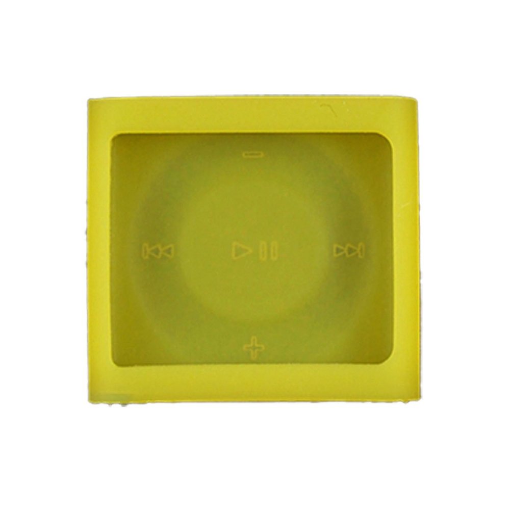 Ruilogod Slim Silicone Soft Yellow Cover Skin for Nano 6 6G
