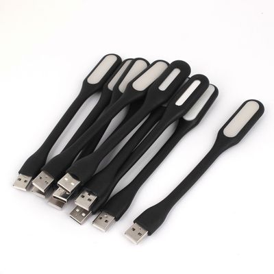 Ruilogod 10pcs USB Mini Light Flexible Laptop Desk White LED Reading Lamp Black (id: 6cf 442 77d 2e8 4eb