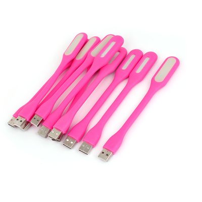 Ruilogod Flexible Computer Laptop Desk Reading Lamp USB LED Light 10pcs Pink (id: af1 e55 BBB FEA f34
