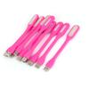 Ruilogod Flexible Computer Laptop Desk Reading Lamp USB LED Light 10pcs Pink (id: af1 e55 BBB FEA f34 view 1