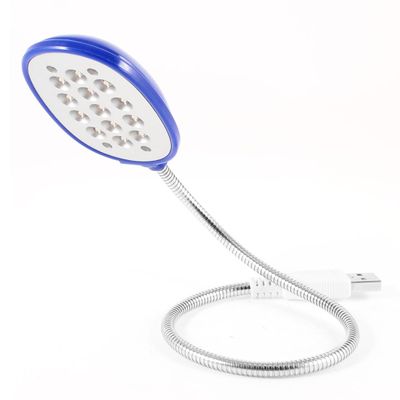 Ruilogod Flexible USB 13 LED Bulb Light Desk Lamp Blue for PC Computer Notebook(id:06 45d e1 00f 404