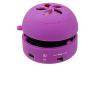 Ruilogod USB Mini 5 Pin Foldable Metal Hamburger Speaker Fuchsia view 1