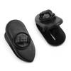 Ruilogod Plastic Earphone Rotate Mount Cable Clothing Clip Organizer 11pcs Black view 1