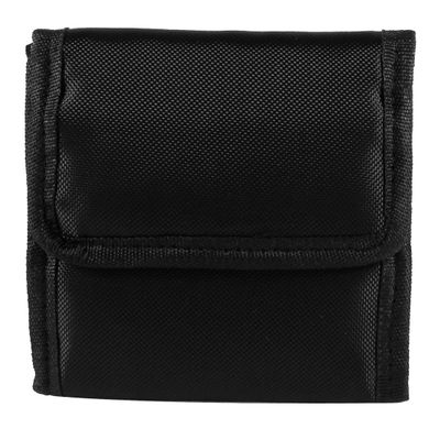 Ruilogod Three 3 Pockets Slots Camera Filter Lens Carrying Case Bag Holder Wallet Pouch