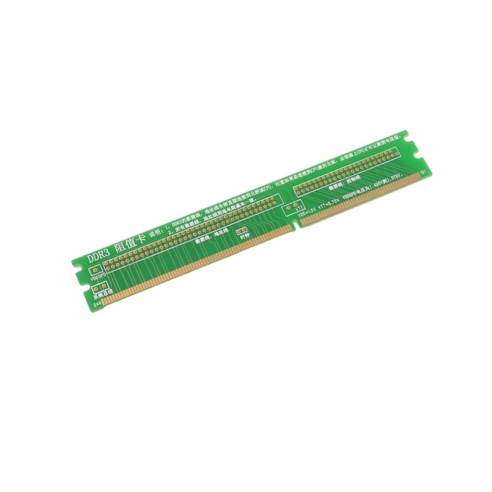 Ruilogod Desktop Motherboard Repair Tool DDR3 Mini-PCI Resistance Card