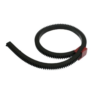 Ruilogod Camera Photograph Black Rubber DSLR Lens Follow Focus Gear Ring Belt